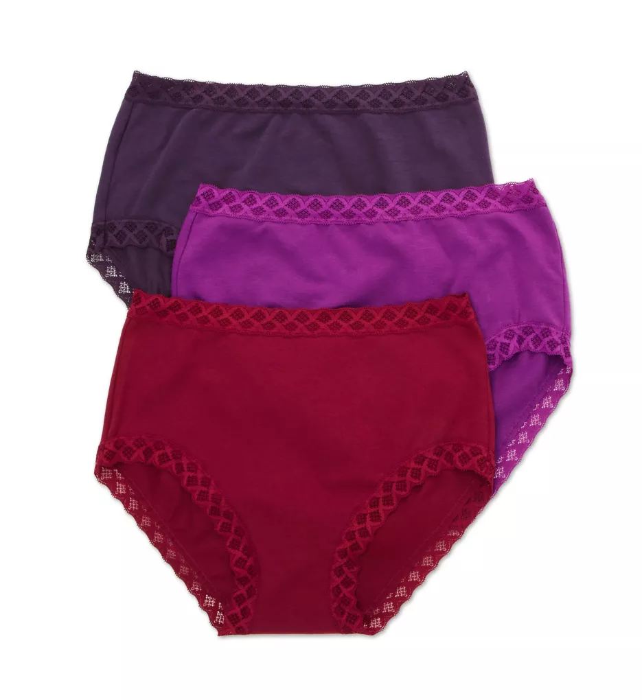 Bliss Full Brief Panty - 3 Pack Verbena/Cherry/Grape S