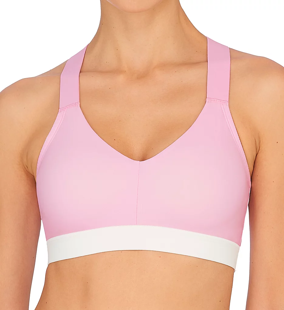 $57 Natori Women's Pink Limitless Convertible Contour Wide Sports Bra Size  38B
