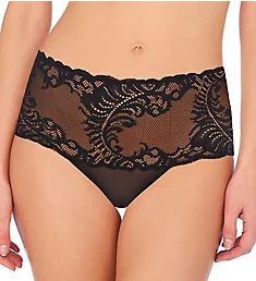 Feathers Girl Brief Panty Black L