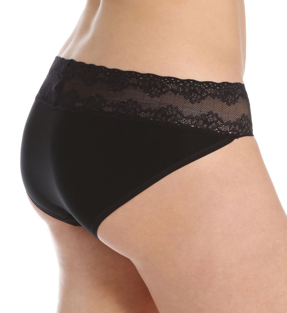 Bliss Perfection One Size Fits All V-Kini Panty Black O/S by Natori