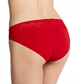Bliss Perfection One Size Fits All V-Kini Panty Poinsettia O/S