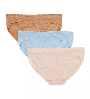 Bliss One Size V-Kini Panty - 3 Pack Seashell/Mist/Glaze O/S