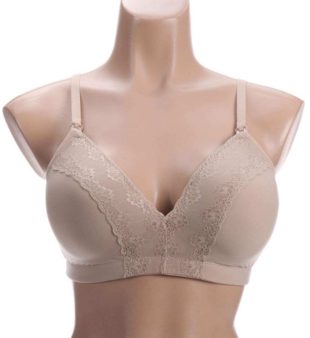 Natori Bliss Perfection Wireless Contour Nursing Bra Cafe 34DD  - Image 1