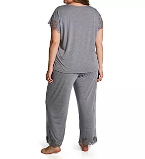 Plus Zen Floral 28 Short Sleeve PJ Set
