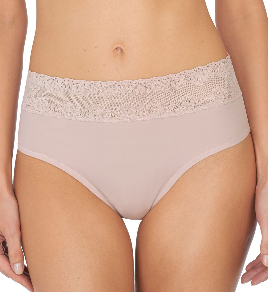 Natori : Natori 771092 Bliss Perfection One Size High Rise Thong (Rose Beige O/S)