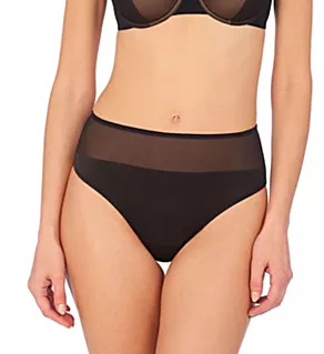 Side Effect High Rise Thong Panty Black S