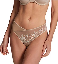 Flawless Thong Panty Cafe/Ivory XS