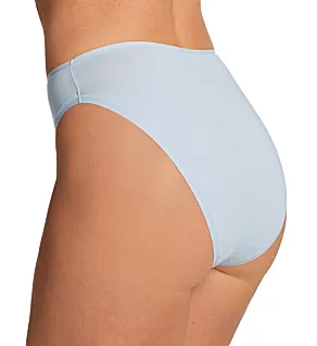 Bliss Bare Cotton High Cut Brief Panty Glacier Blue XL