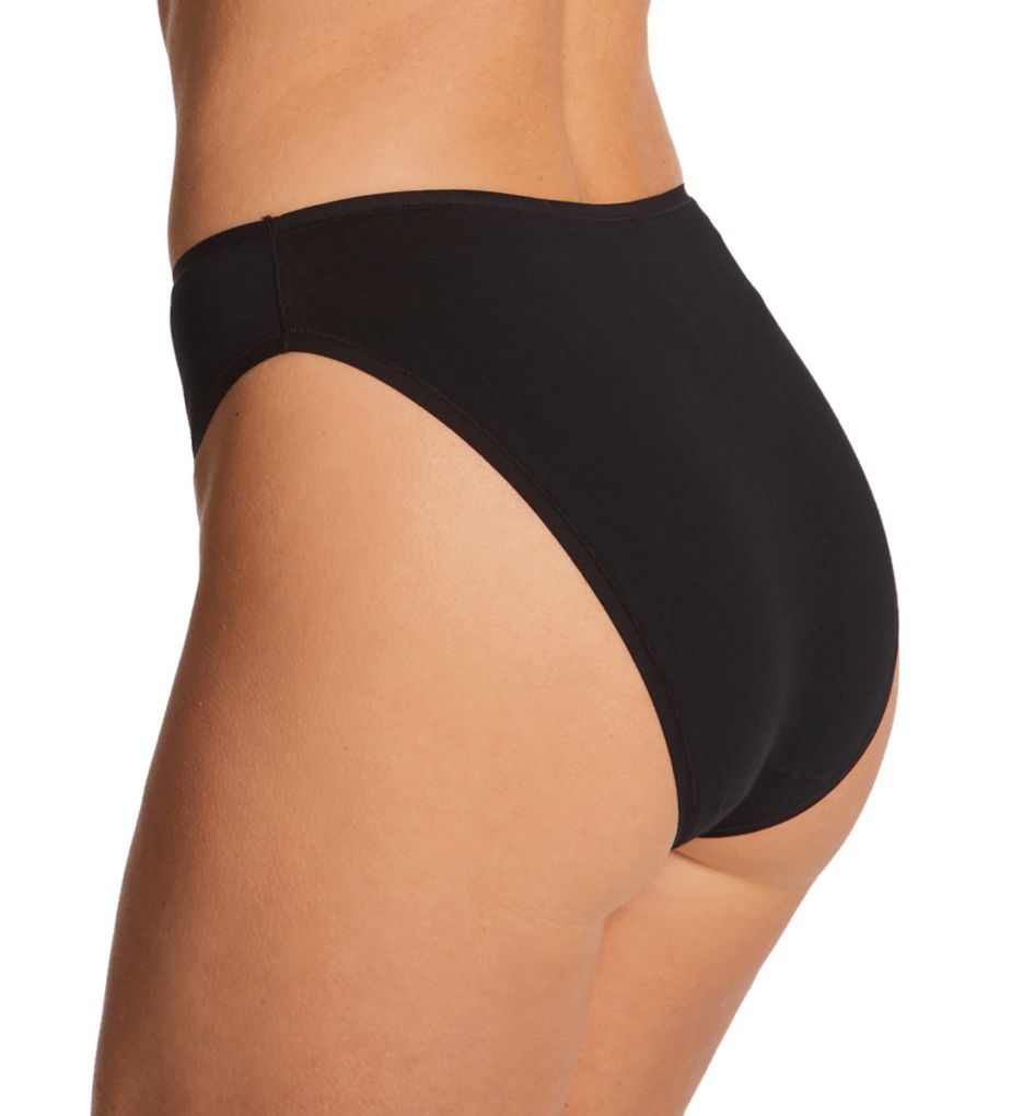 Natori Bliss Bare Cotton Hi Cut Brief Panty - 3 Pack 772346P - Image 2