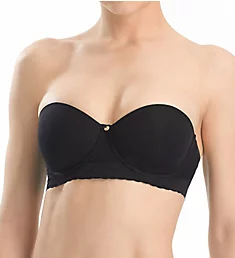 Truly Smooth Smoothing Strapless Contour Bra Black 32C