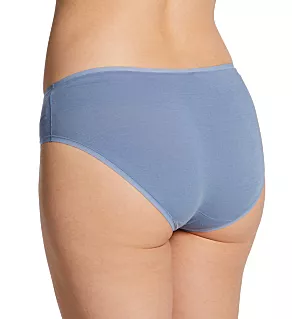 Bliss Bare Cotton Hipster Panty - 3 Pack Country/Violet/Chrome L
