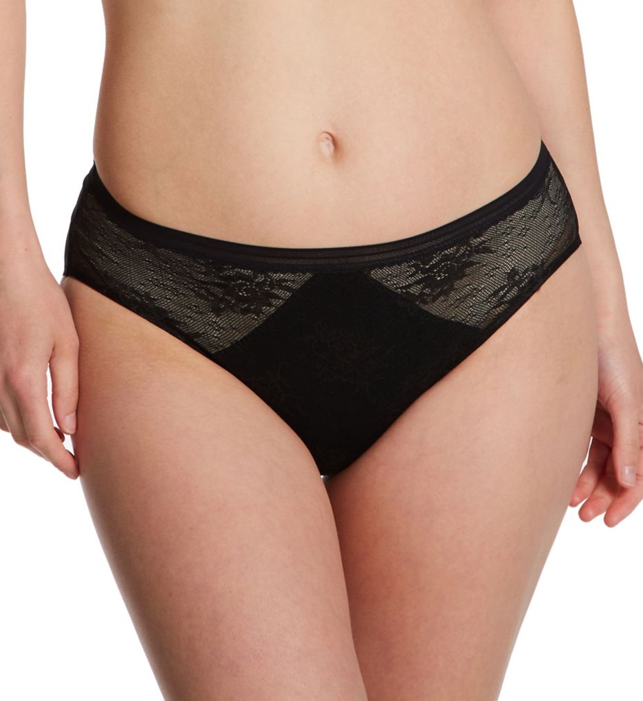 Natori Women's Love Lace Hipster Panty in Black | Size 2XL | HerRoom.com