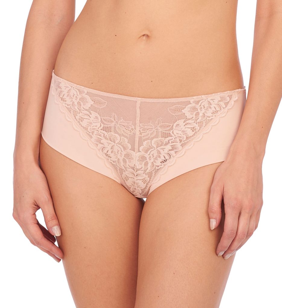 Natori : Natori 777258 Avail Tanga Panty (Cameo Rose XL)