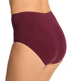 Bliss Bare Cotton High Waist Brief Panty Royal Fig XL