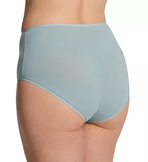 Bliss Bare Cotton High Waist Brief Panty - 3 Pack Seaglass/Blue/Ivory S