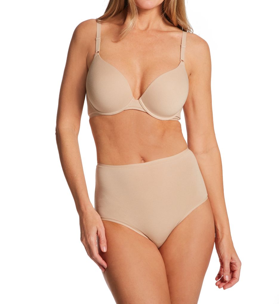 Natori Bliss Bare Cotton High Waist Brief Panty - 3 Pack 778346P - Image 3