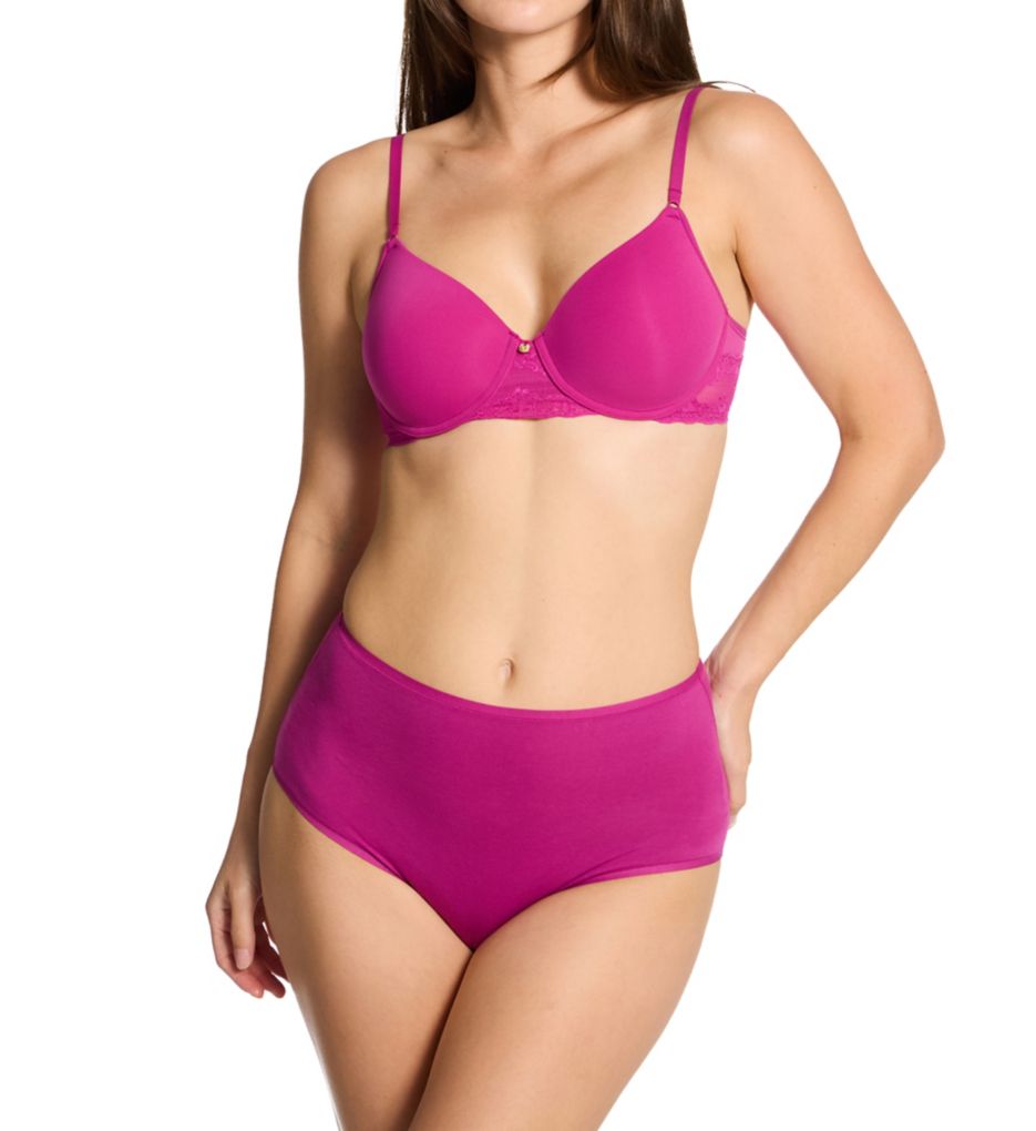 Natori Bliss Bare Cotton High Waist Brief Panty - 3 Pack 778346P - Image 5