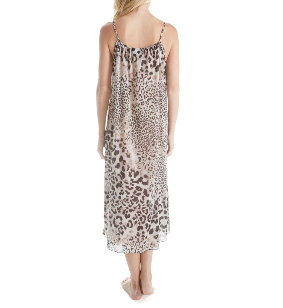 Exotic Animal Long Cotton Voile Gown