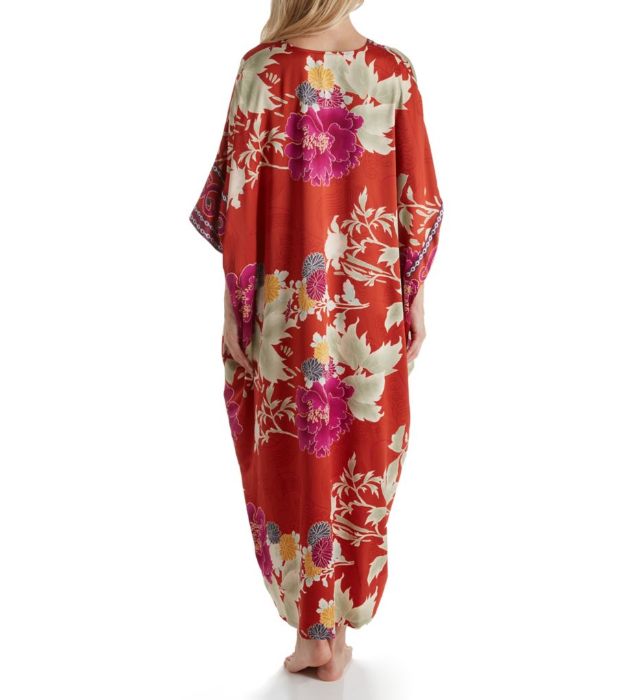 Auburn Floral Zip Caftan