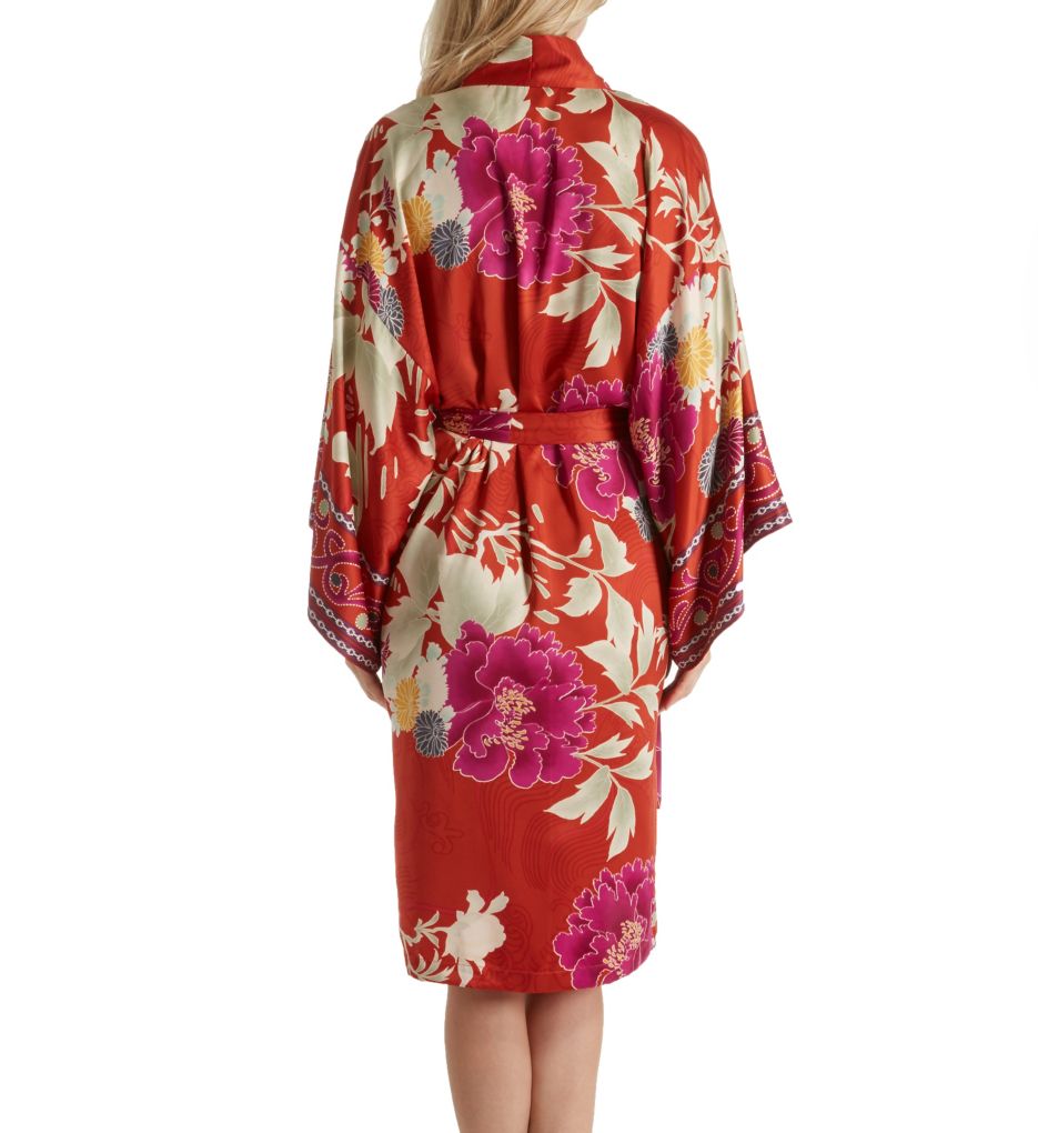 Auburn Floral Wrap Robe