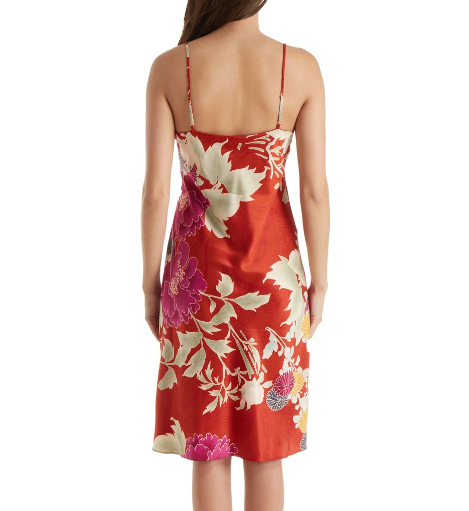 Auburn Floral Slip Gown