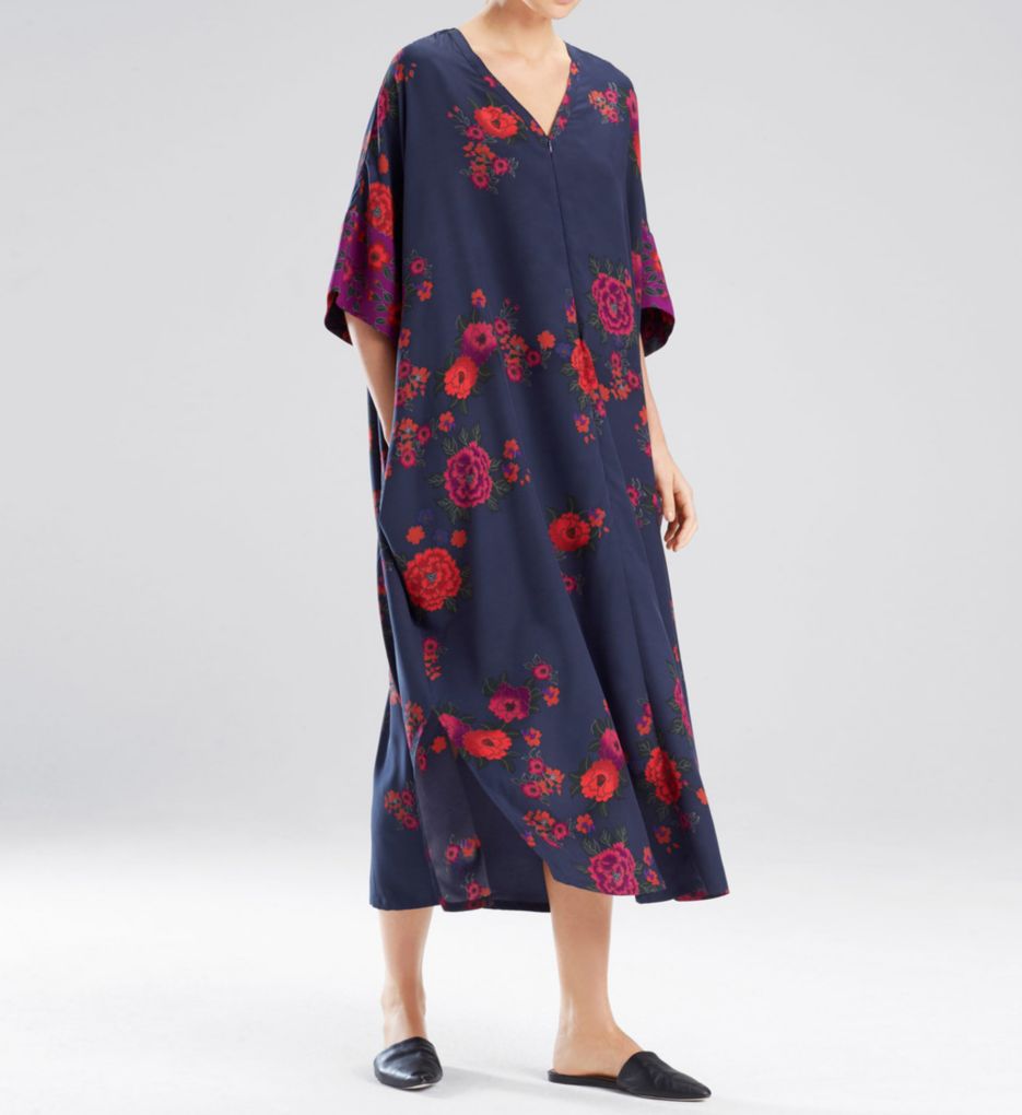 Botanica Silky Zip Charmeuse Caftan-gs