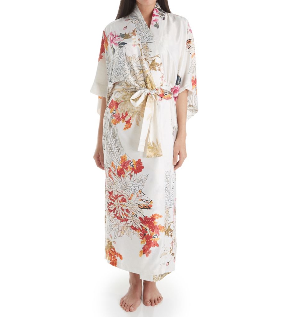 Nikko Silky Charmeuse Robe-fs