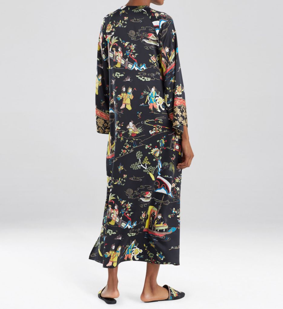 Kana Printed Zip Caftan