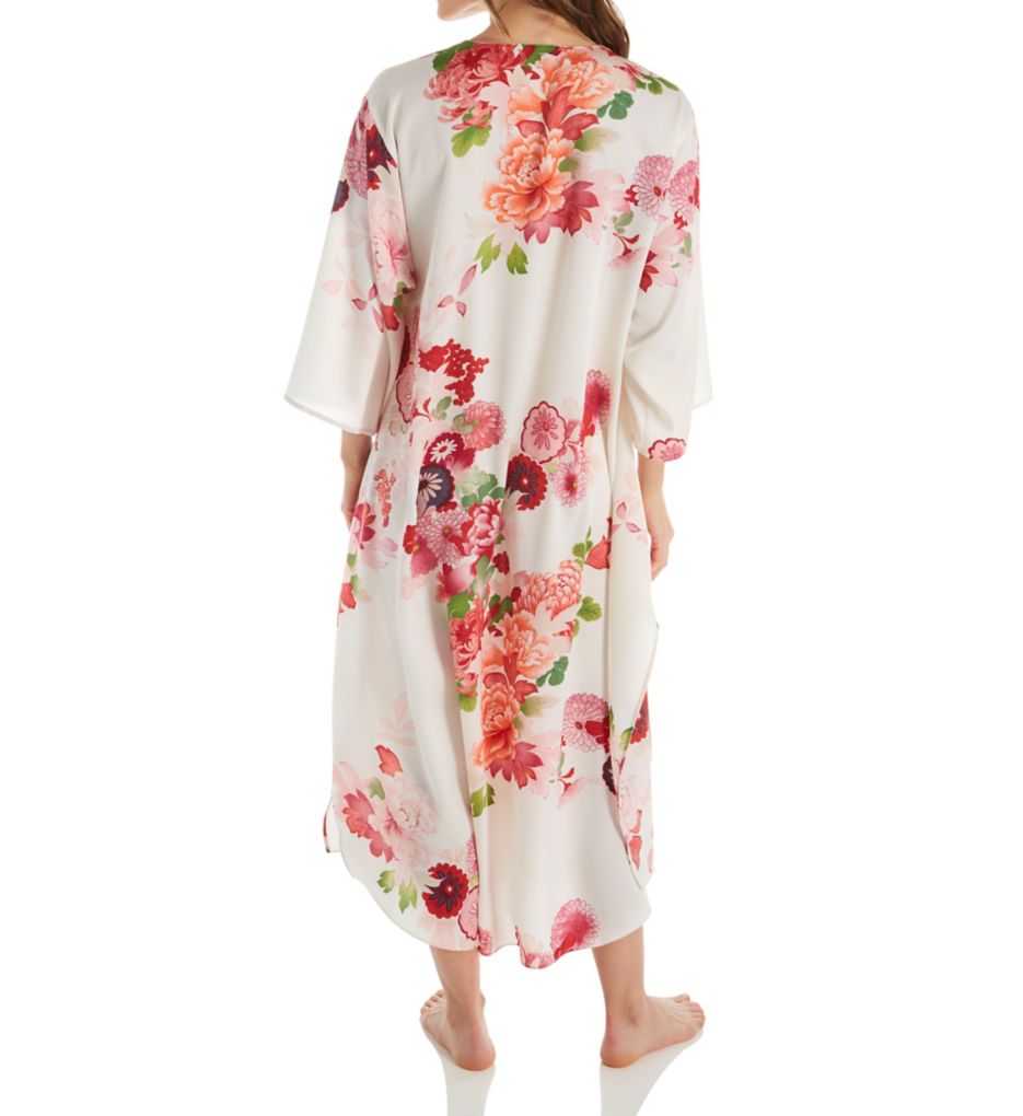 Winter Peony Printed Caftan-bs