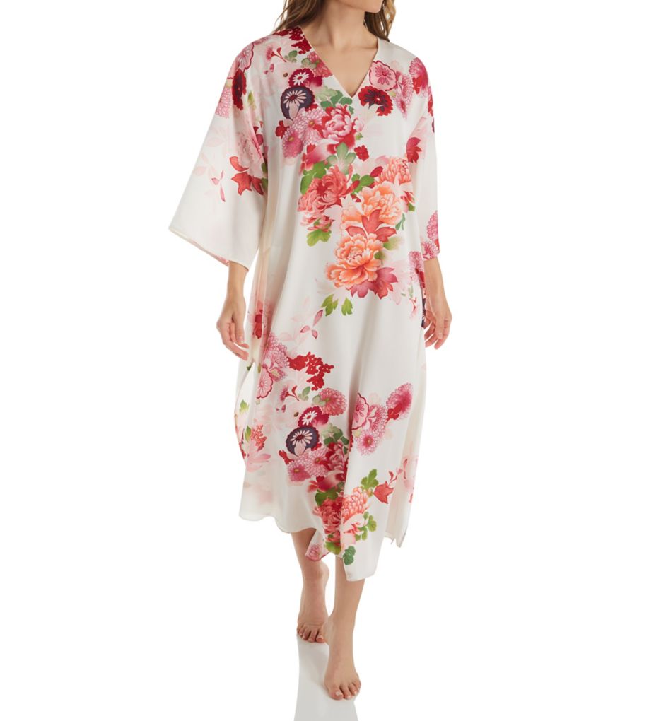 Winter Peony Printed Caftan-gs