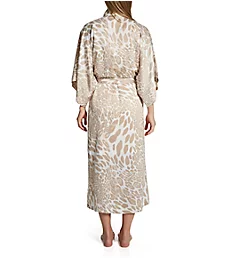 Luxe Leopard Printed Robe Sand Taupe L