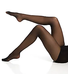 Soft Suede Ultra Sheer Control Top Tights Black S