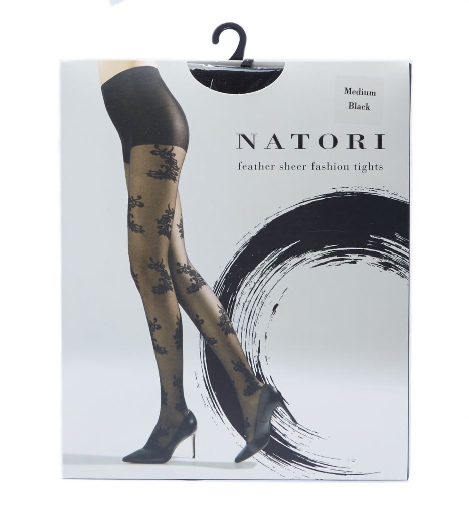 Feathers Sheer Tights-cs1