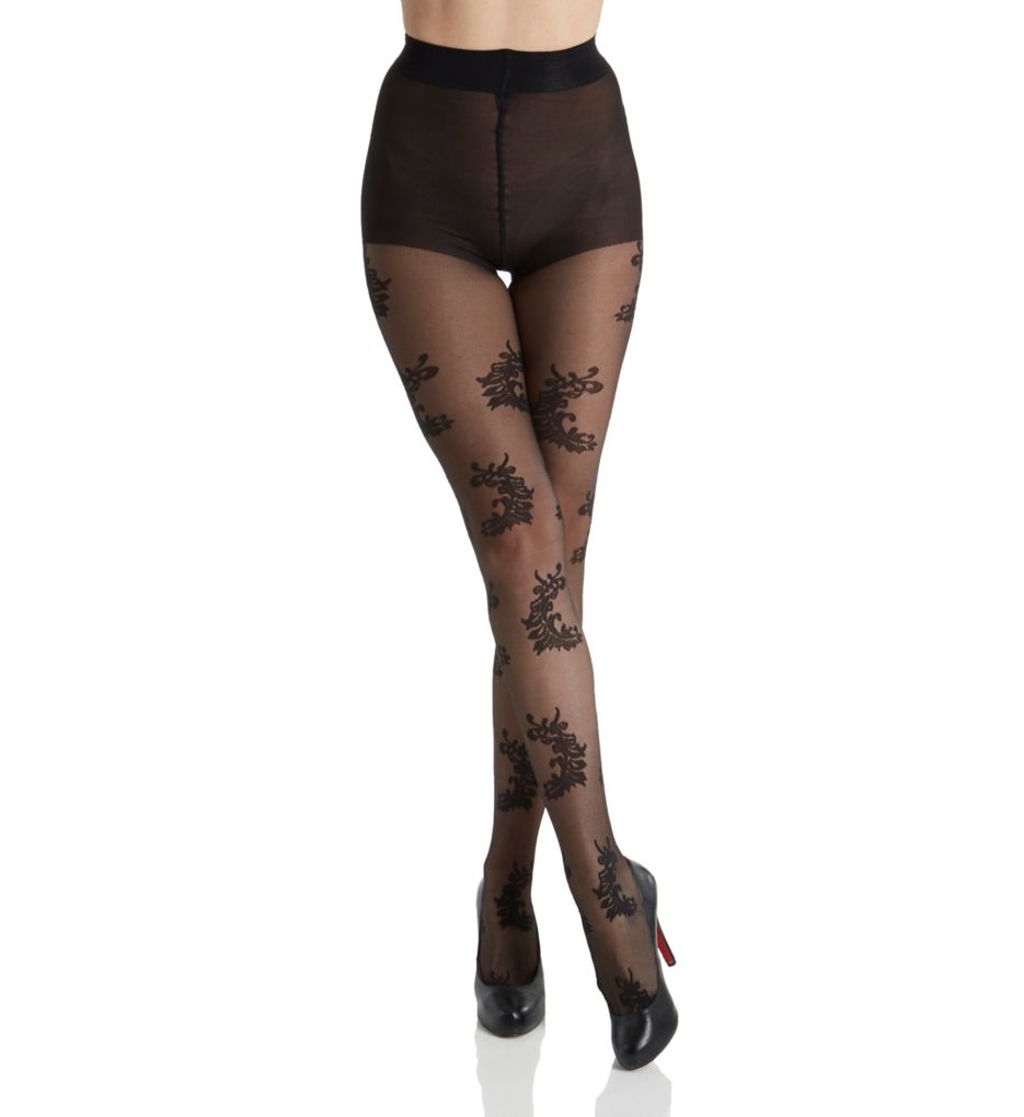 Feathers Sheer Tights-fs