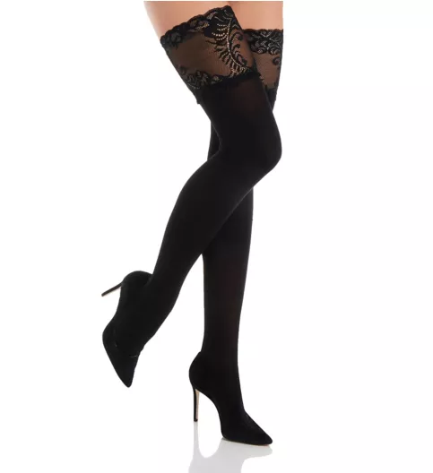 Natori Feathers Opaque Thigh High NAT-805