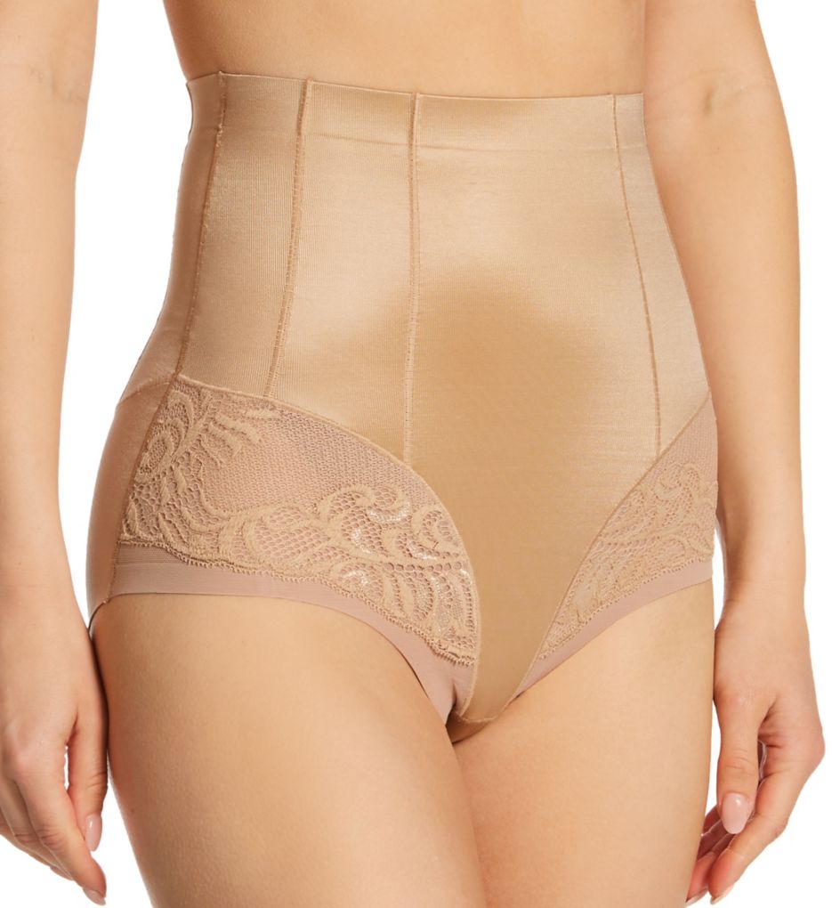 Feathers Everyday Control Top Brief Panty Nude M by Natori