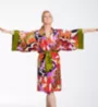 Natori Ikebana Wrap Robe Q74013