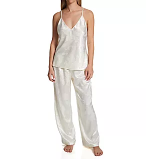 RYU Jacquard Camisole PJ Set Cream L