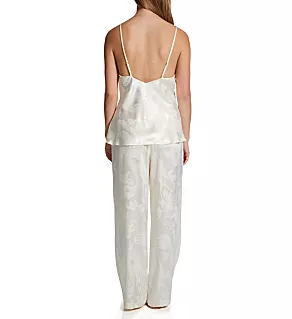 RYU Jacquard Camisole PJ Set Cream L