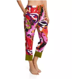 Ikebana Sleep Pant Purple Multi L