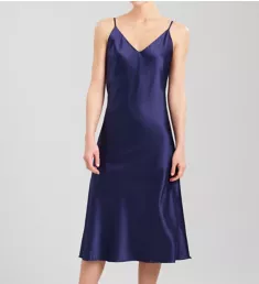 Glamour Satin Gown Midnight Navy S