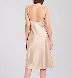Glamour Satin Gown Café XL