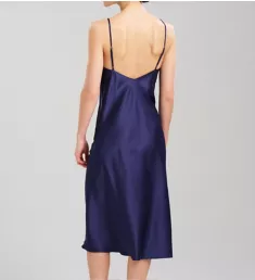 Glamour Satin Gown Midnight Navy S