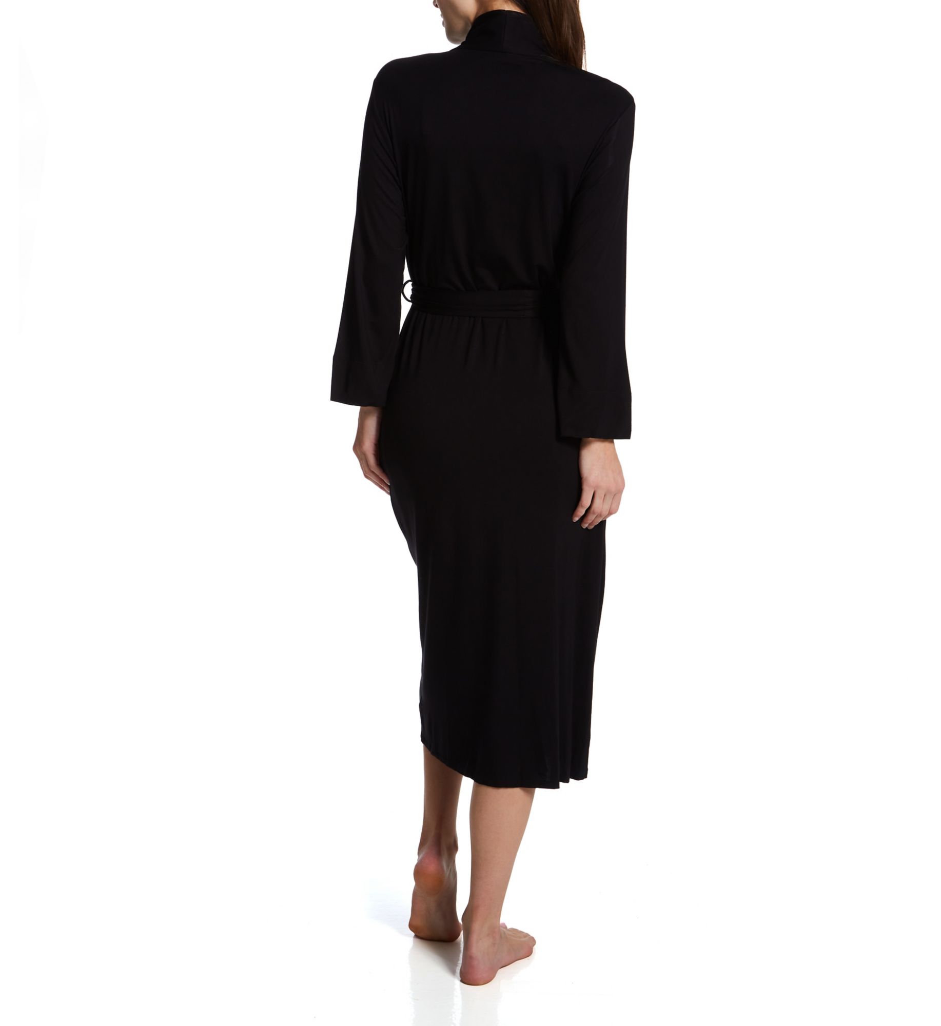 Natori Feathers Essentials Robe Black XL  - Image 2