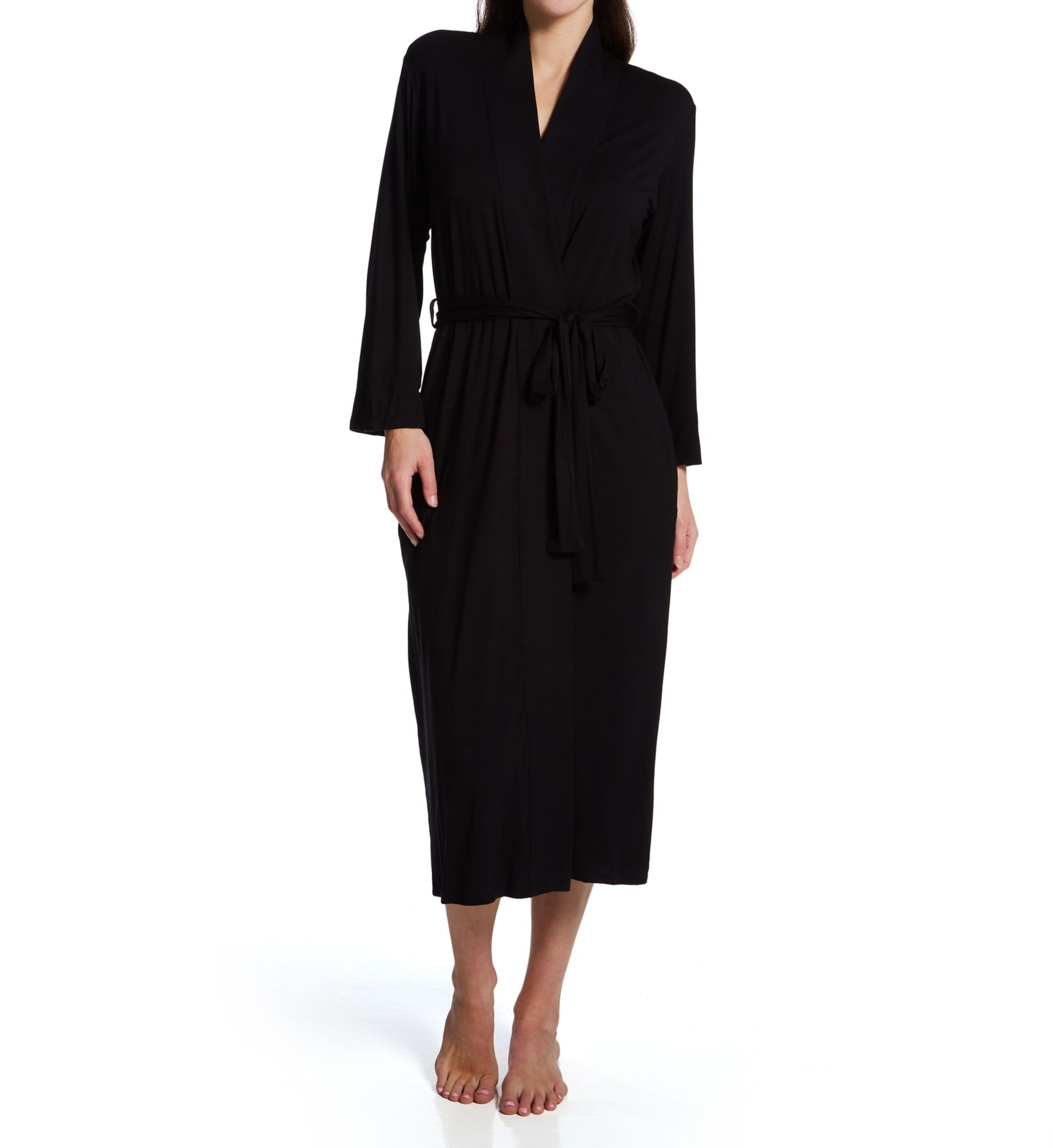 Natori Feathers Essentials Robe Black XL  - Image 1