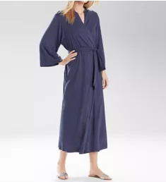 Shangri-la 49 Inch Robe Heather Night Blue L