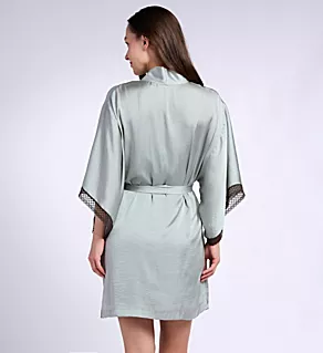 Ashley Washed Satin 36 Wrap Celadon S