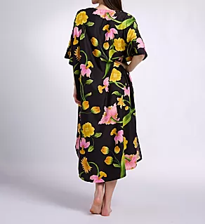 Solene Caftan Black Multi S