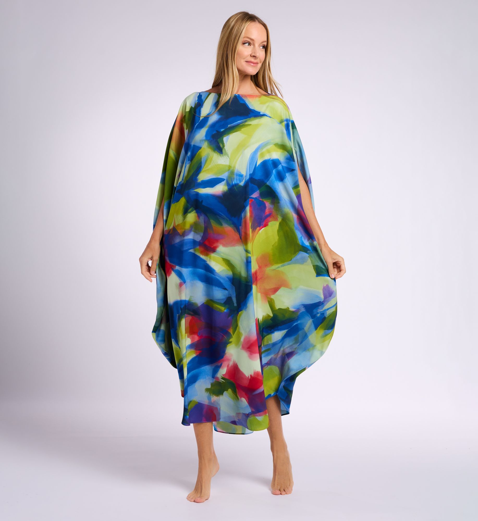 Natori Women's Kumo 52 Circle Caftan | Size: Small/Medium | HerRoom.com