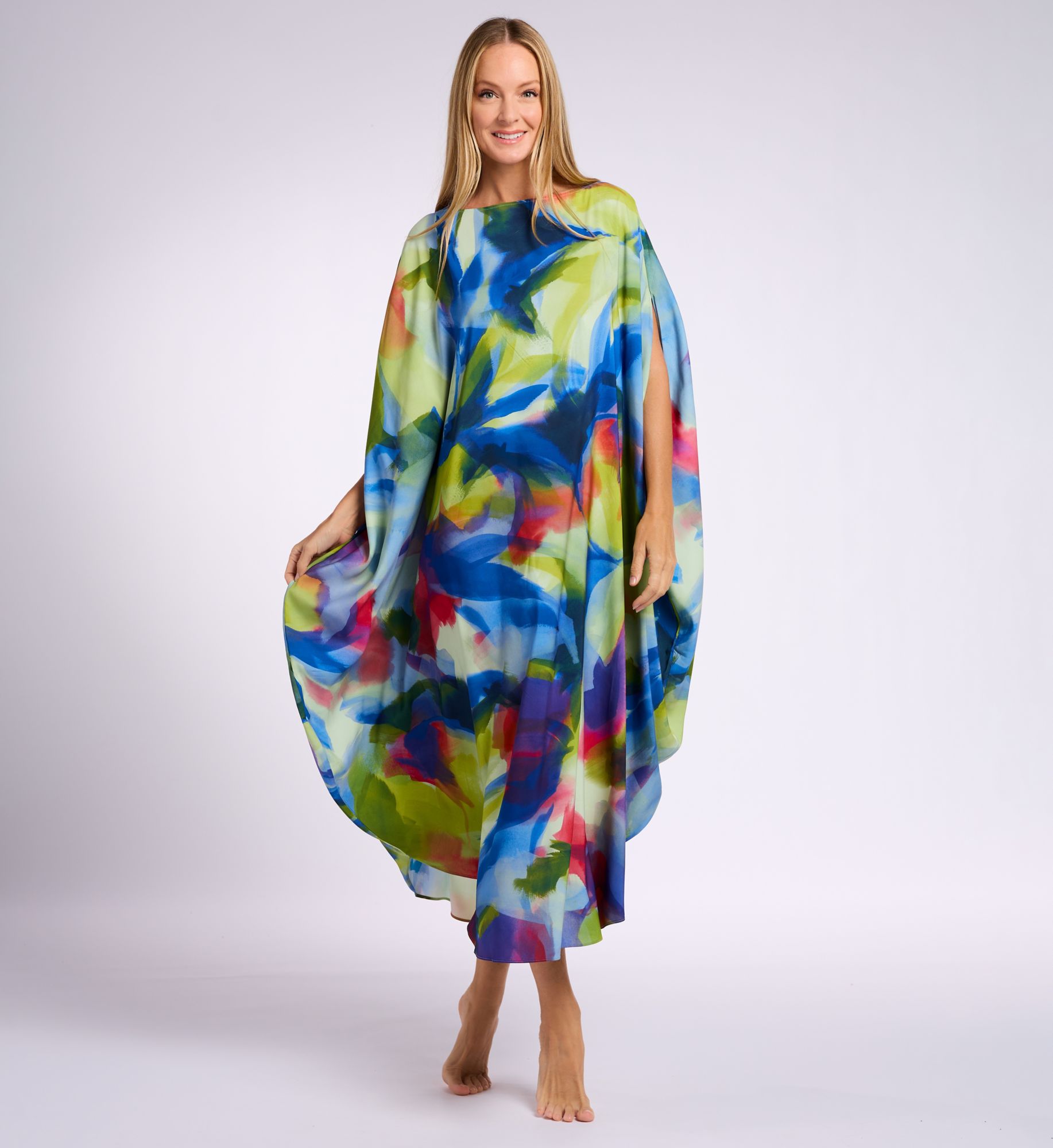 Front Image Main Image Natori Kumo 52 Circle Caftan Y70005